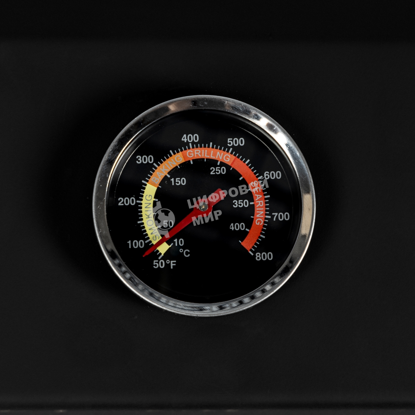 Мангал Palisad Camping на колесах с крышкой-барбекю, 662х390х920, сталь 2 мм, термометр, кочерга