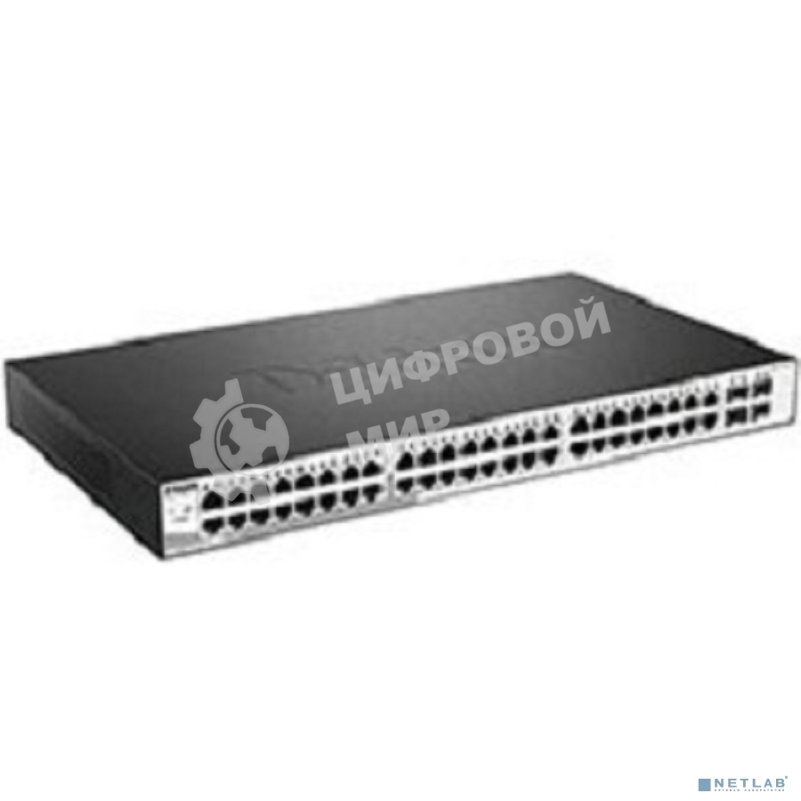 Коммутатор D-Link Managed Gigabit Switch with 48 10/100/1000Base-T + 4 SFP Ports DGS-1210-52/ME/B1A