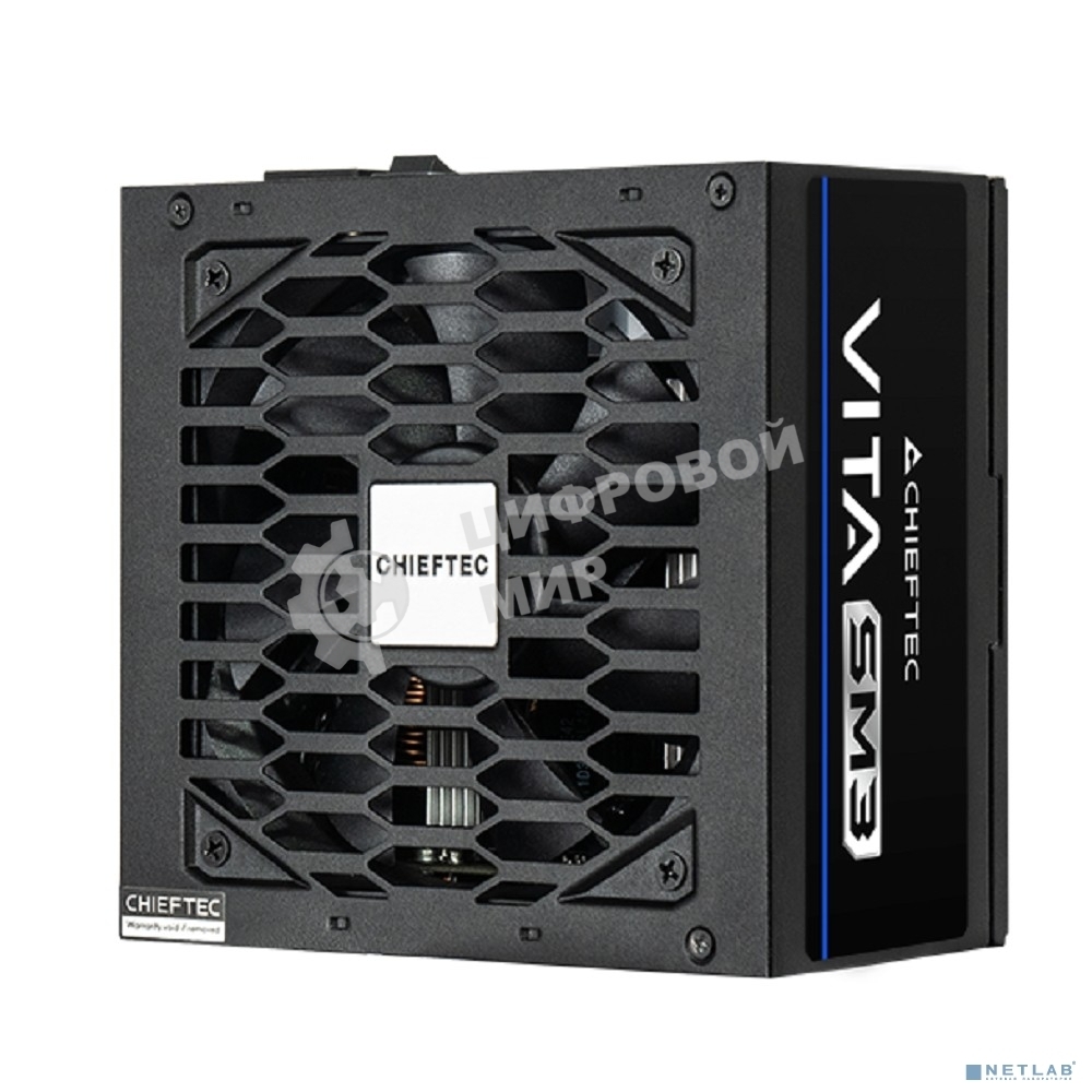Блок питания Chieftec Vita SM3 BPX-850-C (ATX 3.1, 850W, 80 PLUS BRONZE, Active PFC, 120мм fan, Semi-modular Cable Management) Retail