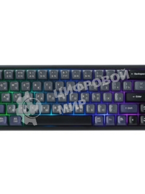 Клавиатура RITMIX RKB-868WBL Black чёрный-фиолетовый
