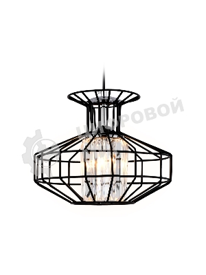 Светильник Ambrella light TR5850 BK/CL черный/прозрачный E27 max 40W D240*1200