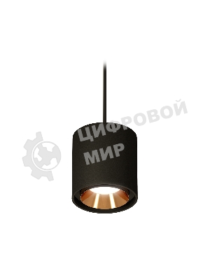 Светильник Ambrella Light XP7723001 SBK/PYG черный песок/золото желтое полированное MR16 GU5.3 (A2311, C7723, N7034)