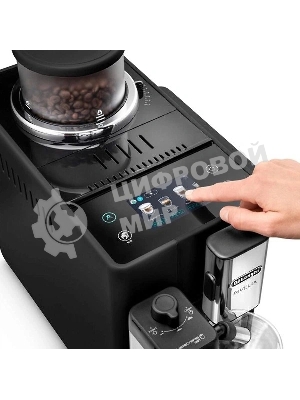 Кофемашина автоматическая DeLonghi EXAM440.55.B черный, исп. кофе - зерновой/молотый, 1.4 л, 1450 Вт, 19 бар