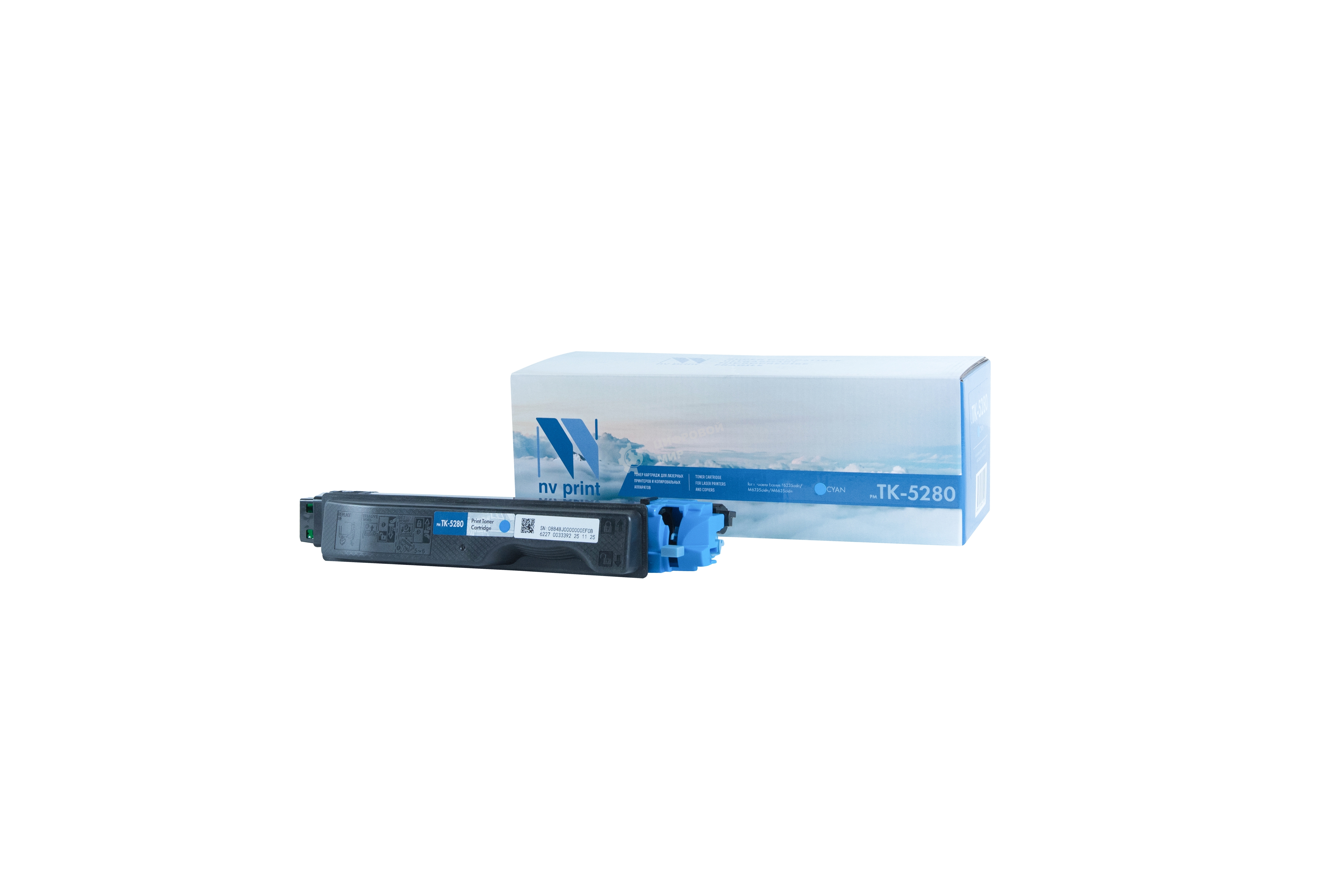 Картридж лазерный NVPrint совместимый NV-TK-5280 Голубой для Kyocera Ecosys P6235cdn/M6235cidn/M6635cidn (11000k)