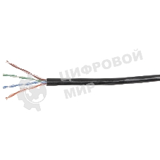 Витая пара U/UTP кат.5E 4x2x24AWG LSZH черный (305м) ITK LC3-C5E04-129