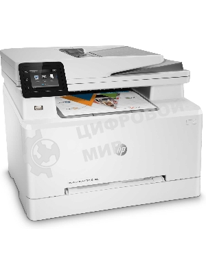 МФУ лазерное HP Color LaserJet Pro M283fdw (7KW75A), A4, цветной, печ. до 21 стр/мин., скан. до 26 стр/мин. (ч/б) 22 стр/мин. (цвет), 600 x 600 dpi (печать) 300x300dpi (скан), USB, RJ-45, Wi-Fi, Air Print, Mopria
