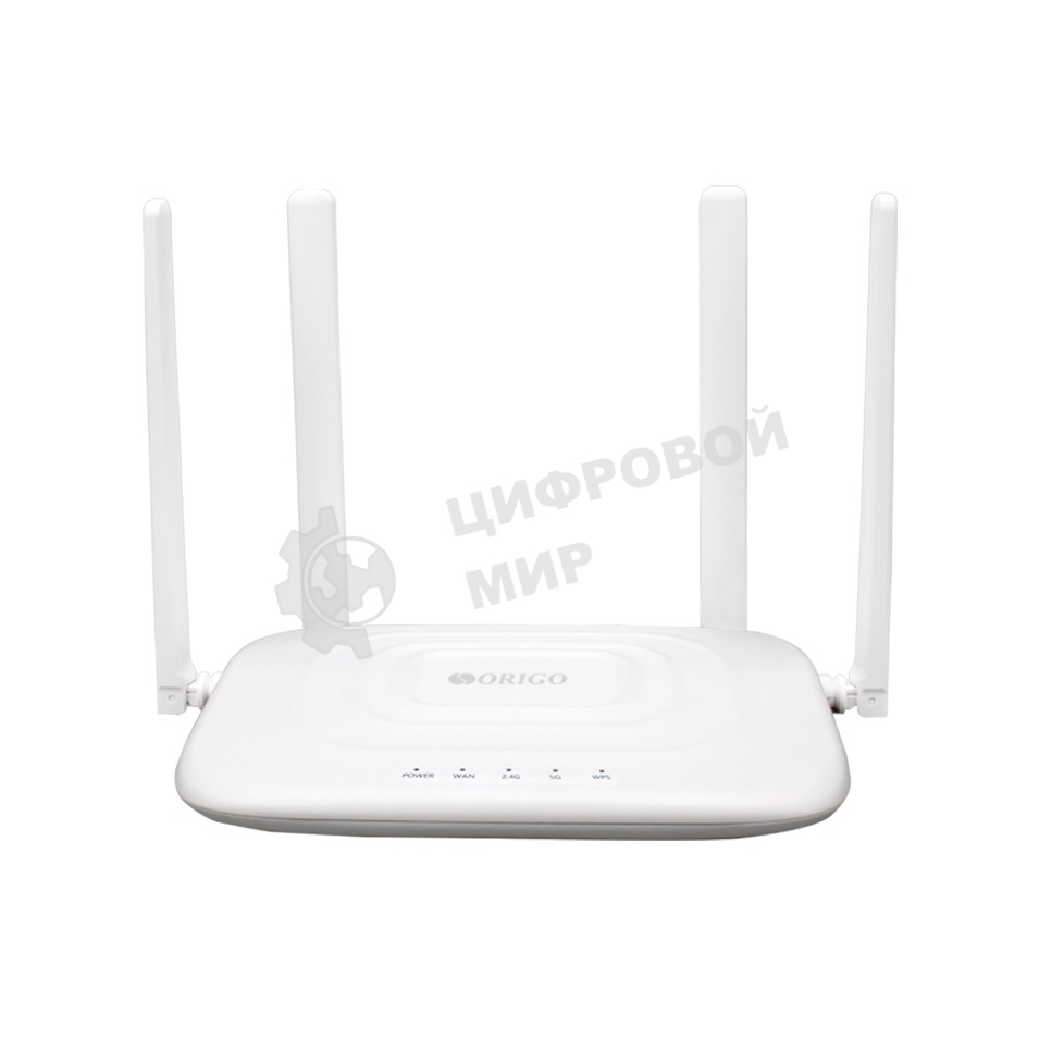 Беспроводной двухдиапазонный маршрутизатор AC1200, 1x1000Base-T WAN, 3x1000Base-T LAN, 4 внешние антенны 5 dBi