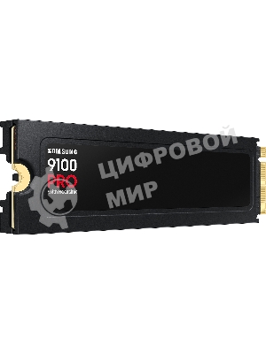 Накопитель SSD 2Tb Samsung 9100 PRO, M.2, PCI-E 5.0 x4, TLC 3D NAND R/W - 14700 (14800)/13400 (13300) Mb/s с радиатором