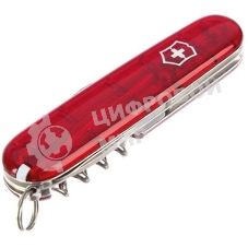 Нож перочинный Victorinox Spartan (1.3603.T) 91мм 12функций красный полупрозначный карт.коробка