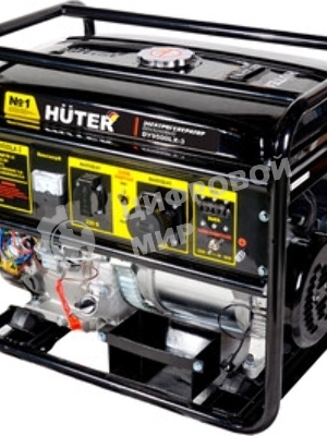 Электрогенератор бензиновый Huter DY9500LX, 8 кВт, 91 дБ, 80 кг