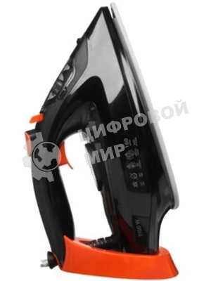 Утюг BRAYER BR4007 черный/оранжевый, 3100 Вт, 35 г/мин, 160 г/мин, 265 мл