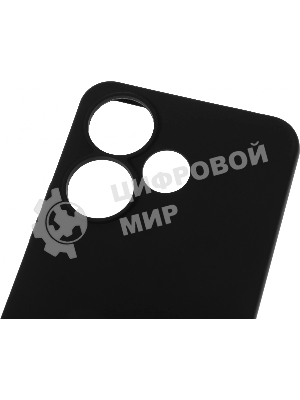 Чехол (клип-кейс) BoraSCO для Xiaomi Redmi 13 Silicone Case черный (73408)