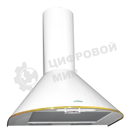 Вытяжка каминная Elikor Эпсилон 50П-430-П3Л белый/золотистый, 50 см, 430 куб. м/ч, 54 дБ