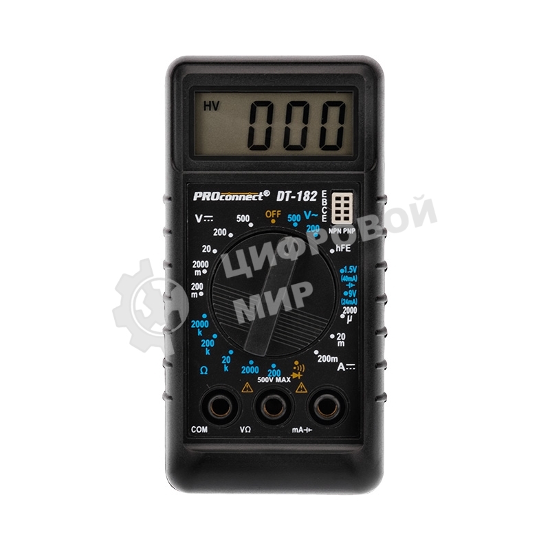 Портативный мультиметр PROconnect М-182 (DT-182)