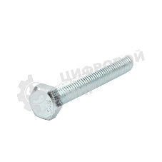 Болт шестигранный Kranz DIN 933, 8х55, короб (20 шт./уп.)