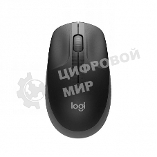 Мышь беспроводная Logitech M190 черный, 1000 dpi, радиоканал, USB, кнопки - 3