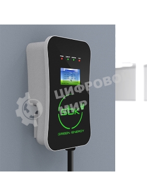 Зарядная станция S'OK Green Energy M3W Series Wallbox EV Charger SM3W10732542-0, 1-фаза, 7кВт (32А/220В), ocpp 1.6j, ip54