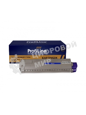 Картридж ProfiLine PL-44844625/44844613 (44844613) для принтеров Oki C822 Yellow 7300 копий