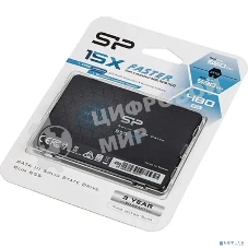 Накопитель SSD Silicon Power Slim S55, 480Gb, SATA, 2.5