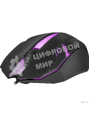 Мышь проводная Defender Hit MB-550 черный, 1600 dpi, USB, кнопки - 4