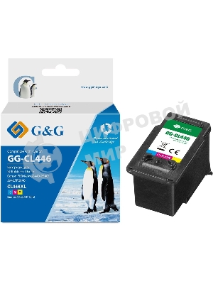 Картридж струйный G&G GG-CL446 многоцветный для Canon Pixma MG2440/2540/2940