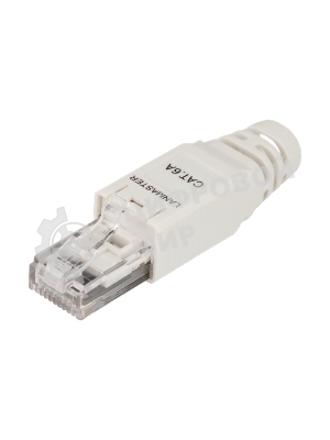 Коннектор Lanmaster LAN-TMP-U6A-WH полев.RJ45 кат.6A UTP бел. (упак.:1шт)