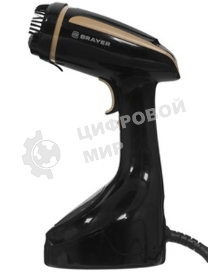 Отпариватель Brayer BR4125 черный, 1700 Вт, 25 г/мин, 280 мл
