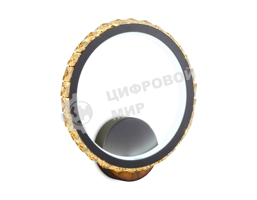 Настенный светодиодный светильник с выключателем Ambrella light FA212 CF кофе LED 3000K+6400K 15W 230*250*45