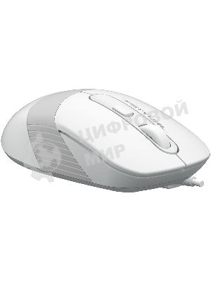 Мышь проводная A4Tech Fstyler FM10S белый, 1600 dpi, USB Type-A, кнопки - 4