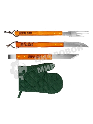 Набор приборов для барбекю Palisad Camping, 4 предмета в сумке