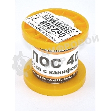 Припой ПОС-40 диаметр 0,5 мм с канифолью 50 гр