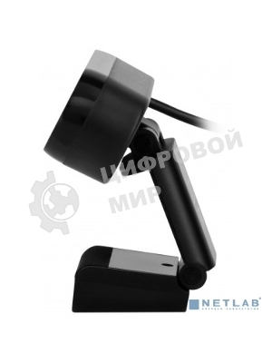 Веб-камера OKLICK OK-C008FH 1920x1080, 30 кадр/с, USB Type-A, микрофон (шумоподавление), автоматическая фокусировка, универсальное крепление