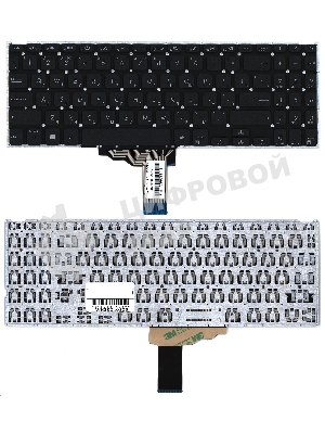 Клавиатура для ноутбука Asus X515/M515 черная