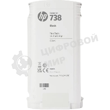 Картридж HP 738 для HP DesignJet T850, T950 MFP,черный, 130ml (ориг) 498N4A