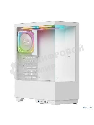 Компьютерный корпус Defender HyperHub белый,ATX,3fans,switch&M/BSync