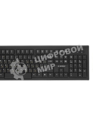 Комплект клавиатура+мышь Gembird KBS-8002 беспроводной, USB, 1000 DPI, чёрный