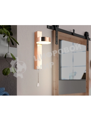 Настенный светодиодный светильник с выключателем Ambrella light FW161 GD золото LED 3000K 6W 265*95*135