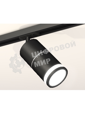 Светильник Ambrella light XT7402012 SBK/PSL/FR черный песок/серебро полированное/белый матовый MR16 GU5.3