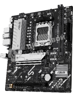 Материнская плата ASUS PRIME B850M-K, AM5, AMD B850, 2xDDR5, 4xSATA, 2xM.2, 1xPCIe 5.0 x16, DisplayPort, HDMI, 1x2.5Gb LAN, 3x3.5 мм, 7.1, microATX