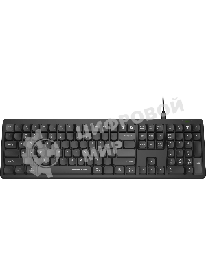 Клавиатура A4Tech FX55 черный USB slim Multimedia кабель 1.5м