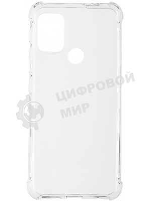 Чехол (клип-кейс) Brosco, для Motorola Moto G20, прозрачный moto-g20-hard-tpu-transparent