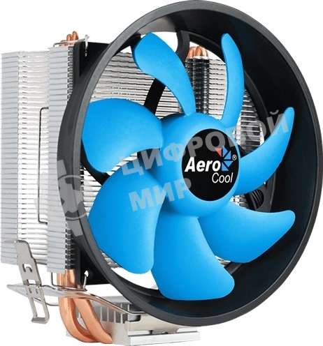 Кулер для процессора AeroCool / Formula Verkho 3 Plus серебристый, 120 мм, алюминий/медь, 2000 об/мин, 26.7 дБ, 4 pin, 125 Вт, 134 мм
