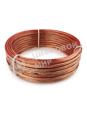 Акустический кабель Cablexpert CC-TC2x0,75-15M, прозрачный, 15 м, бухта