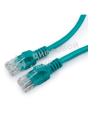 Патч-корд UTP Cablexpert cat.5e, 1м, литой, многожильный, зеленый
