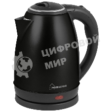 Чайник электрический Homestar HS-1010 (1,8 л) стальной черный