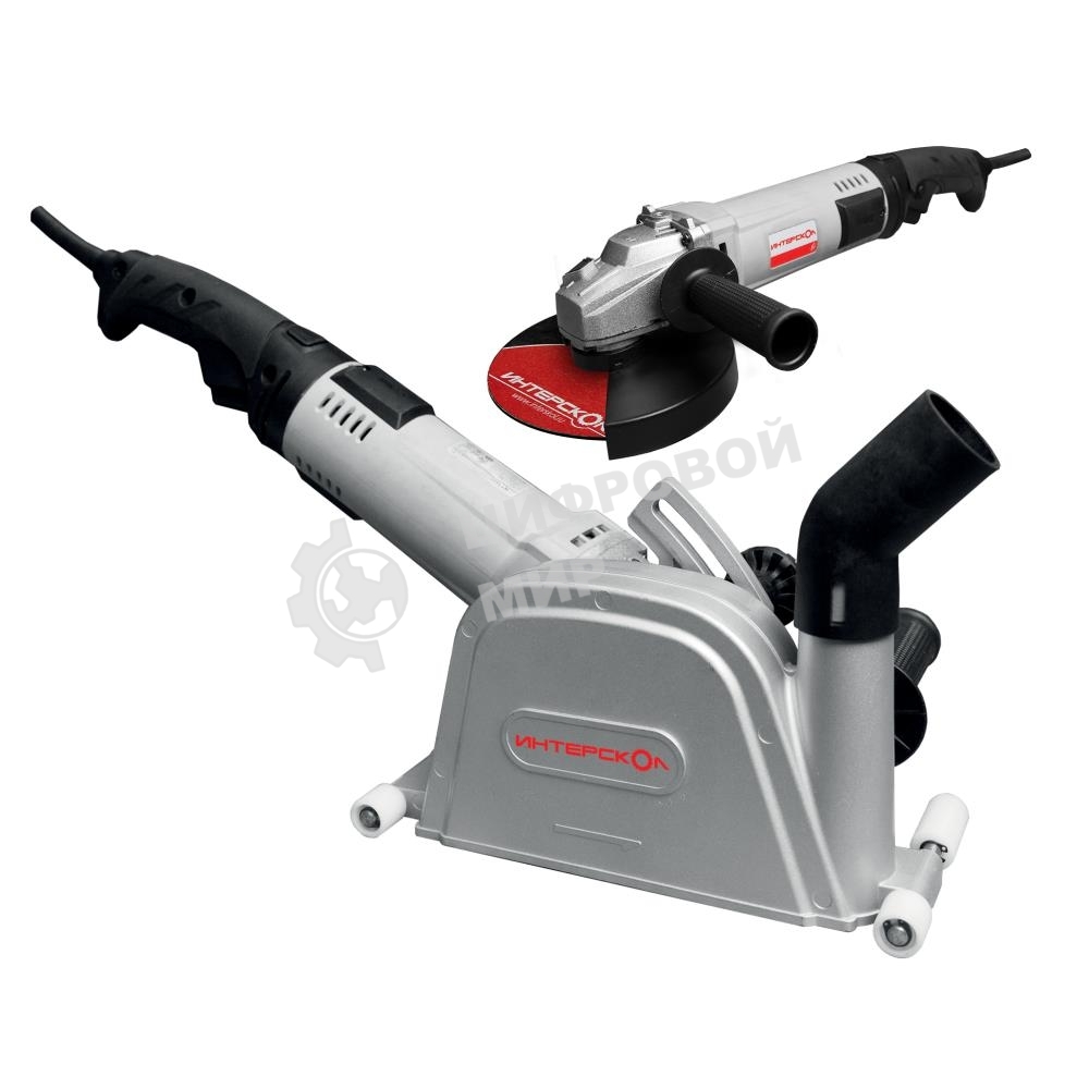 Штроборез + УШМ два в одном ИНТЕРСКОЛ ПД-150/1800Э + УШМ-180/1800Э