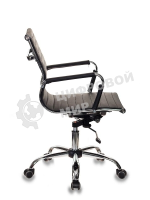 Кресло Бюрократ CH-883-LOW/BLACK черный, экокожа