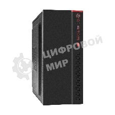 Компьютерный корпус Miditower ExeGate AA-443U-AA450 (ATX, AA450 8 см, 2*USB+1*USB 3.0+HD Audio, черный)