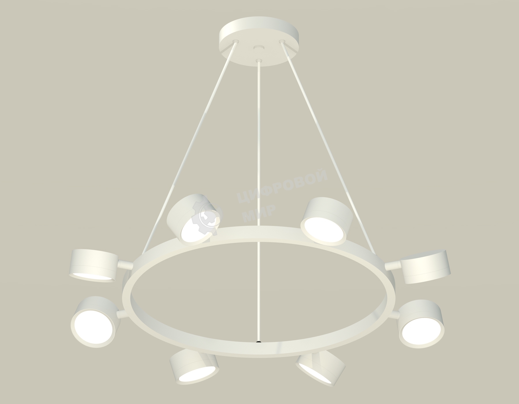 Светильник Ambrella light XB9195150/8 SWH белый песок GX53 (C9195, N8112)