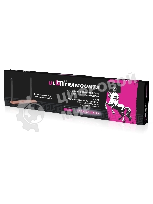 Подставка для аксессуаров Ultramounts UM313B черный/орех макс.10кг настенный